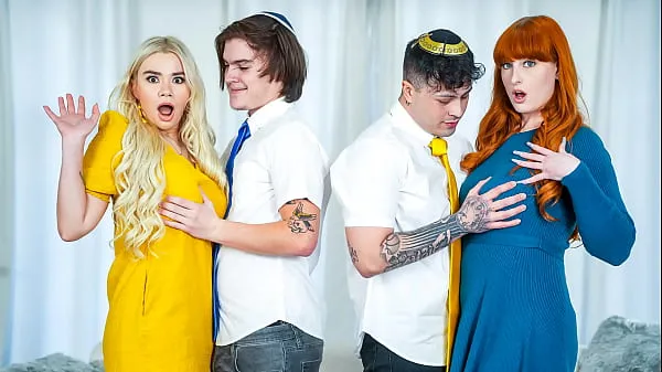 禁断の義母スワップ：2人のホットMILFが息子を男に育てる濃厚中出し